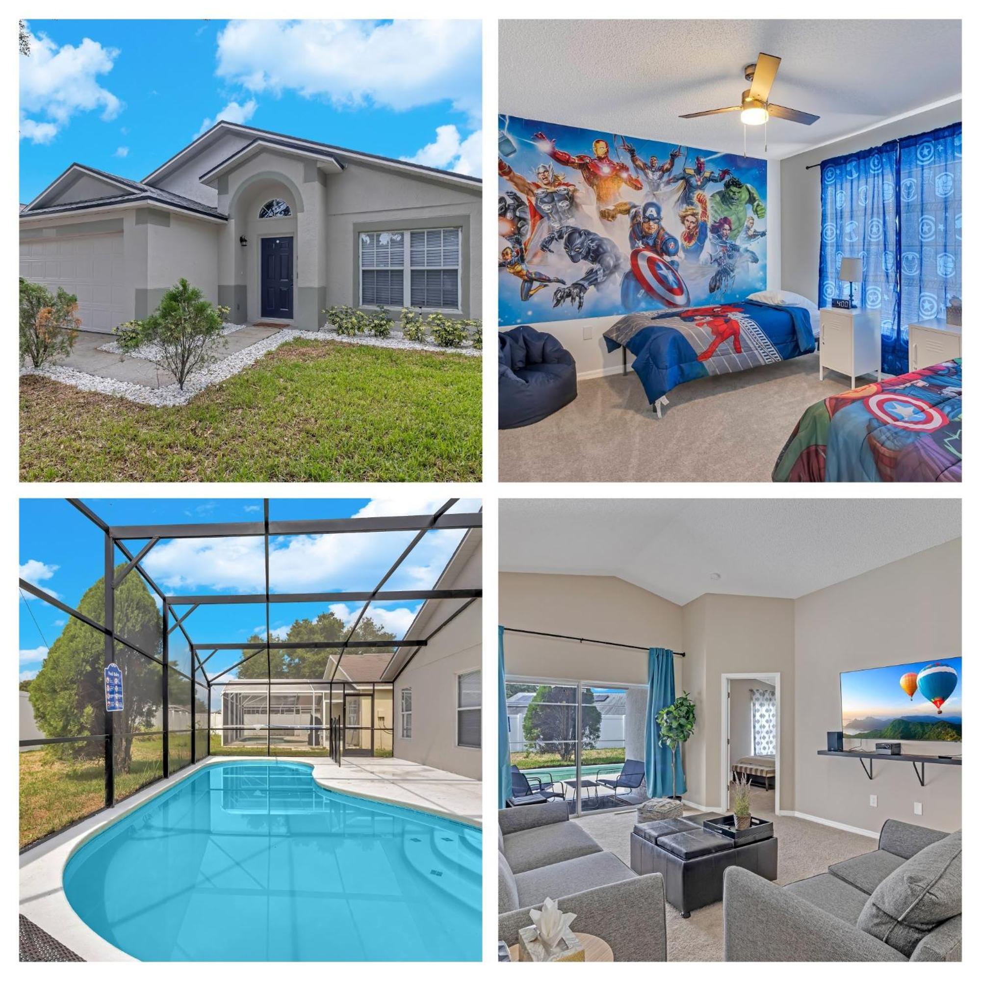 Disney Themed House Free Heated Pool Close Disney 5Br 9Bd Орландо Экстерьер фото